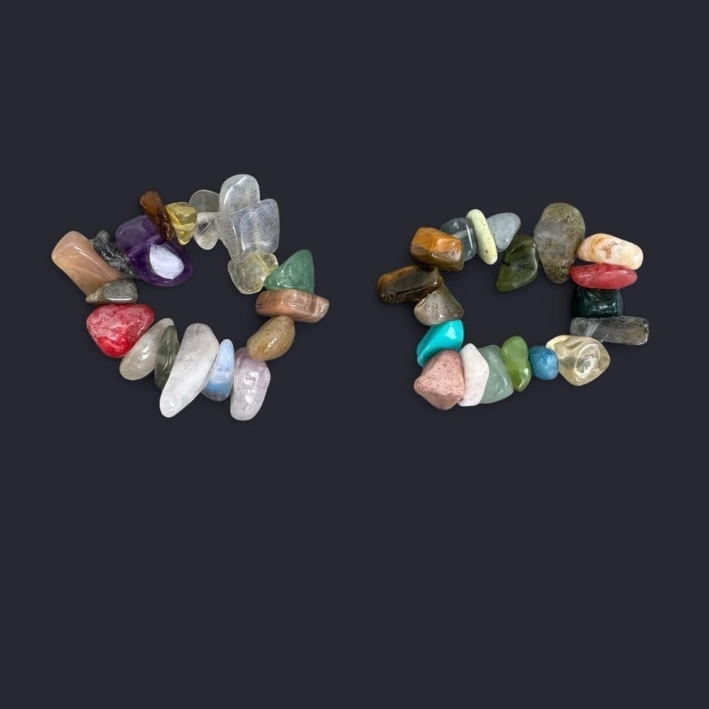 Mixed Crystal Bead Rings - Picture 4 of 4